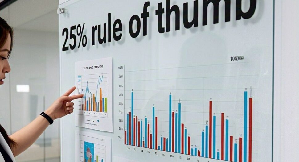 25% rule of thumb PI